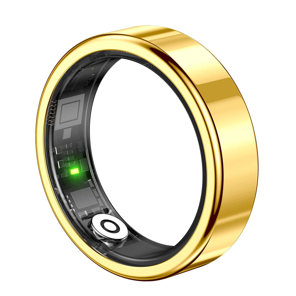 SR09 Smart Ring Health Tracker Bluetooth-Compatible 5.1 Fitness Ring with Gesture Control Fitness & Sleep Monitor for Women Men